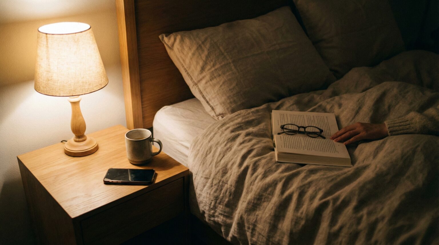 relaxing night routine before sleep