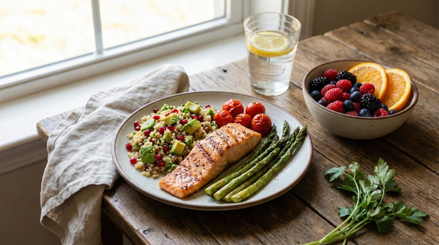 nutritious meal supporting natural immune health