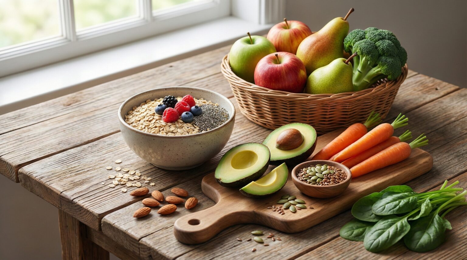 fiber rich foods promoting healthy digestion