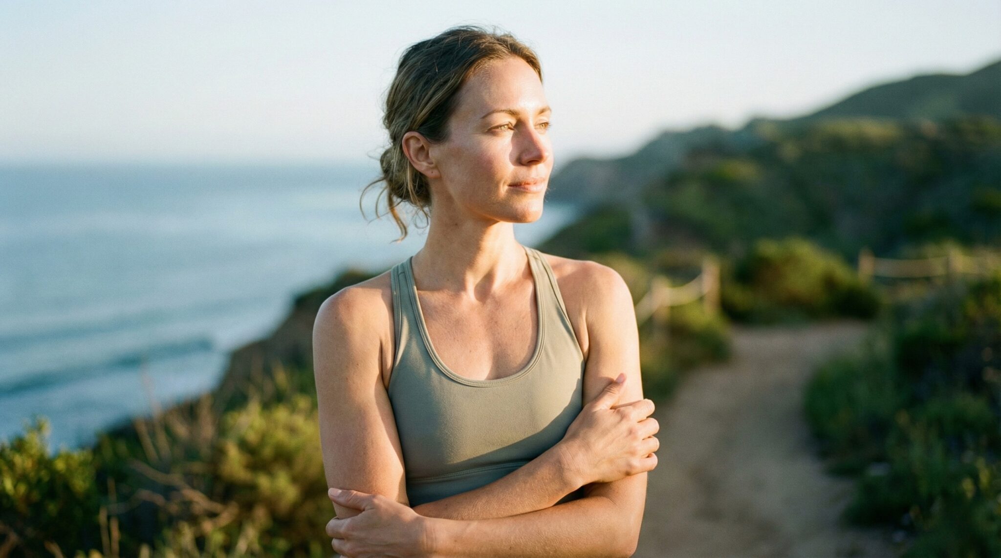 woman enjoying fresh air for immunity