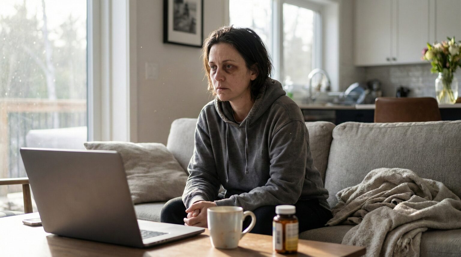 woman feeling stressed affecting immunity