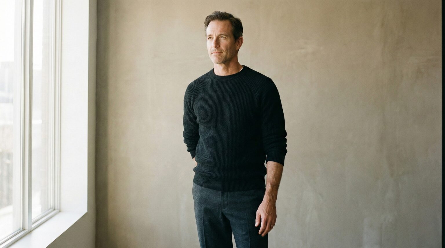 man supporting hormonal health