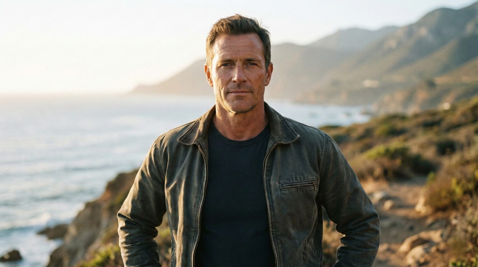 man outdoor wellness and vitality