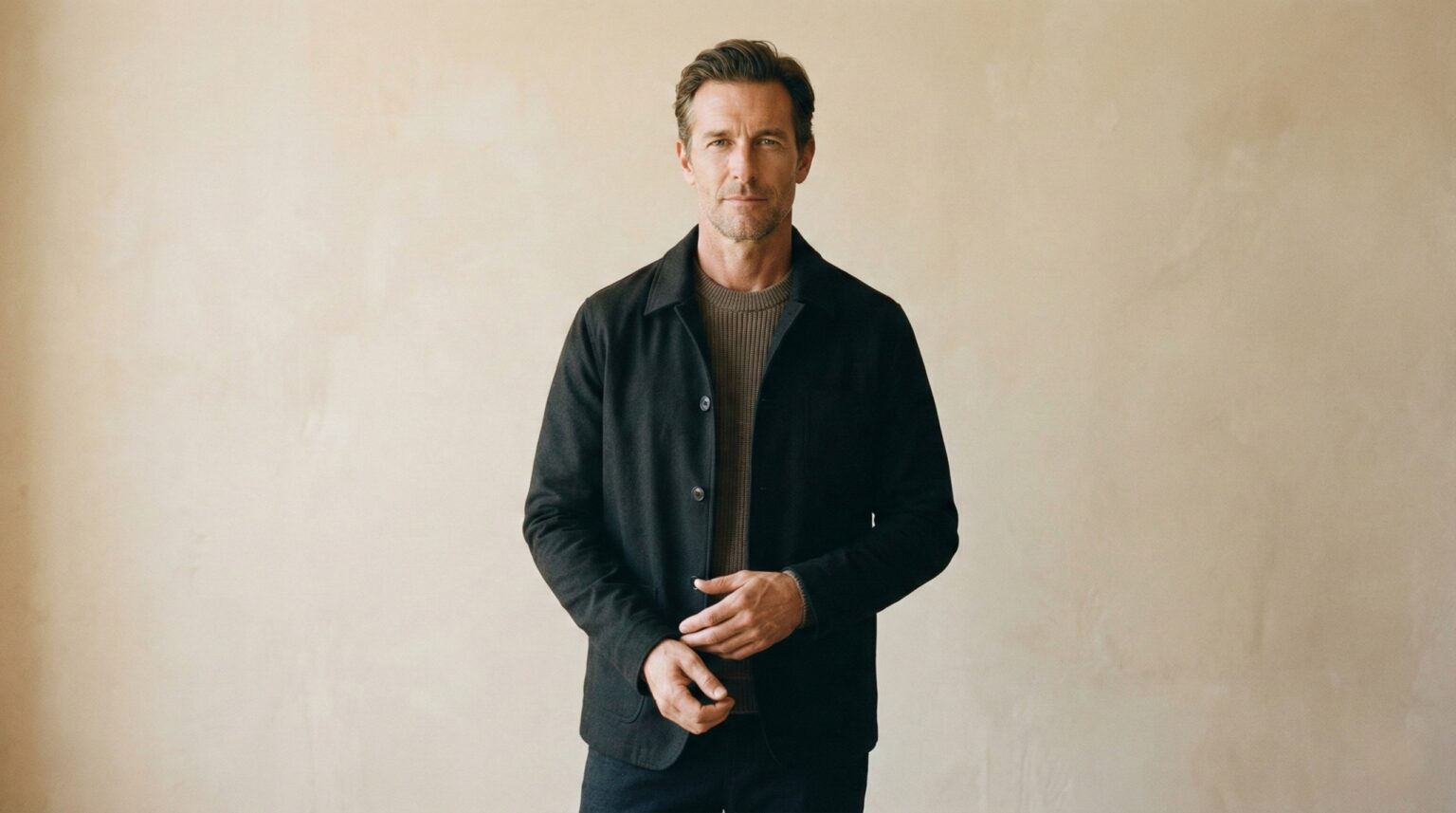 man standing healthy lifestyle