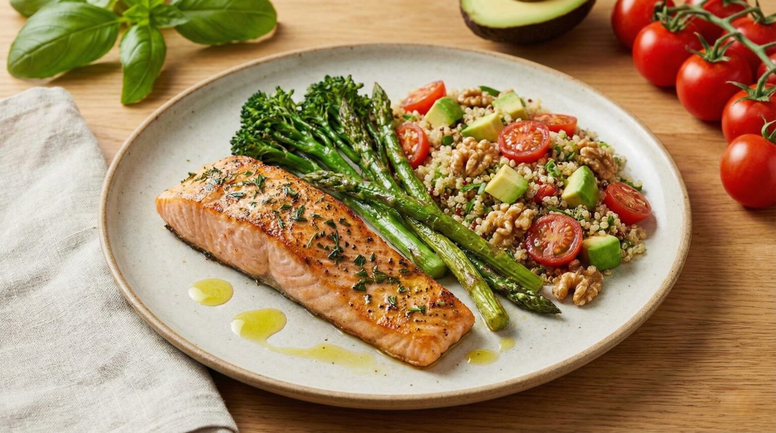 balanced meal for men health