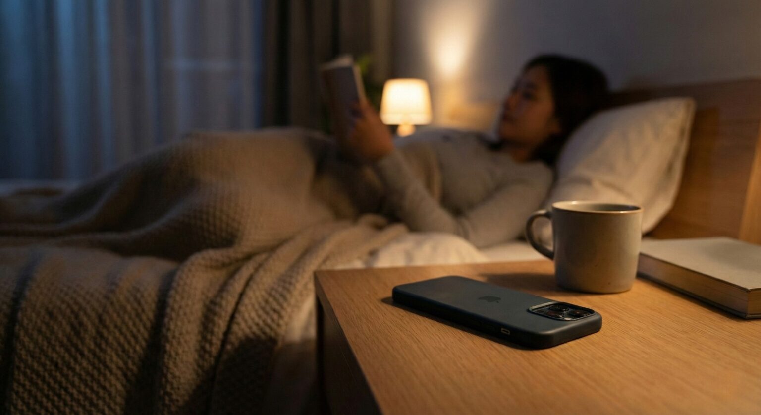 reducing screen exposure before sleep for better rest