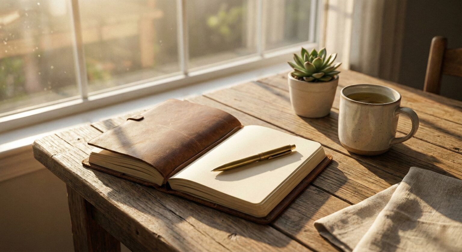 morning journaling habit improving mental clarity