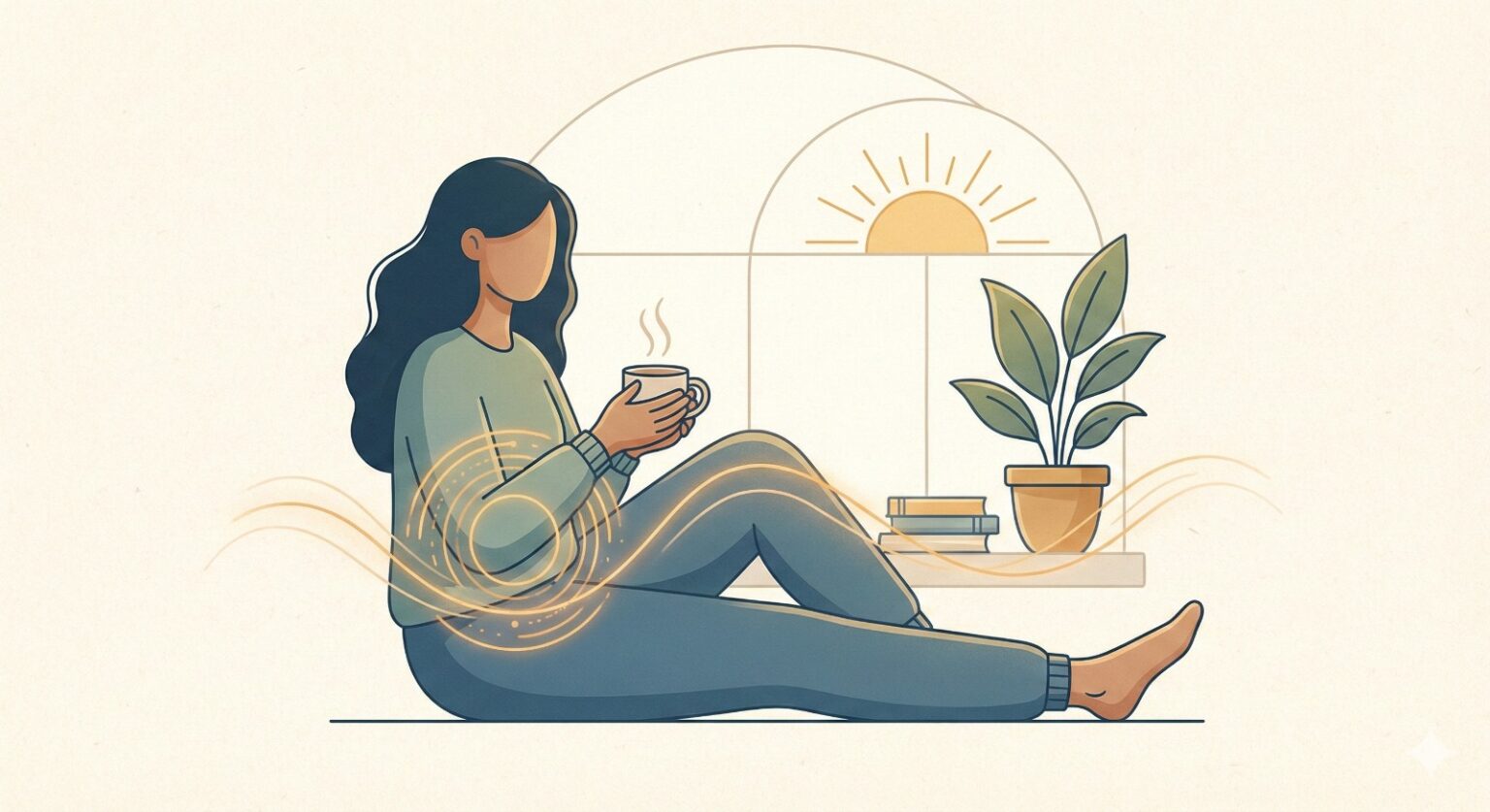 digestive discomfort illustration showing bowel irregularity