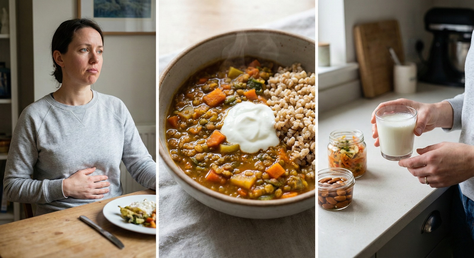 warm cooked meal promoting easy digestion