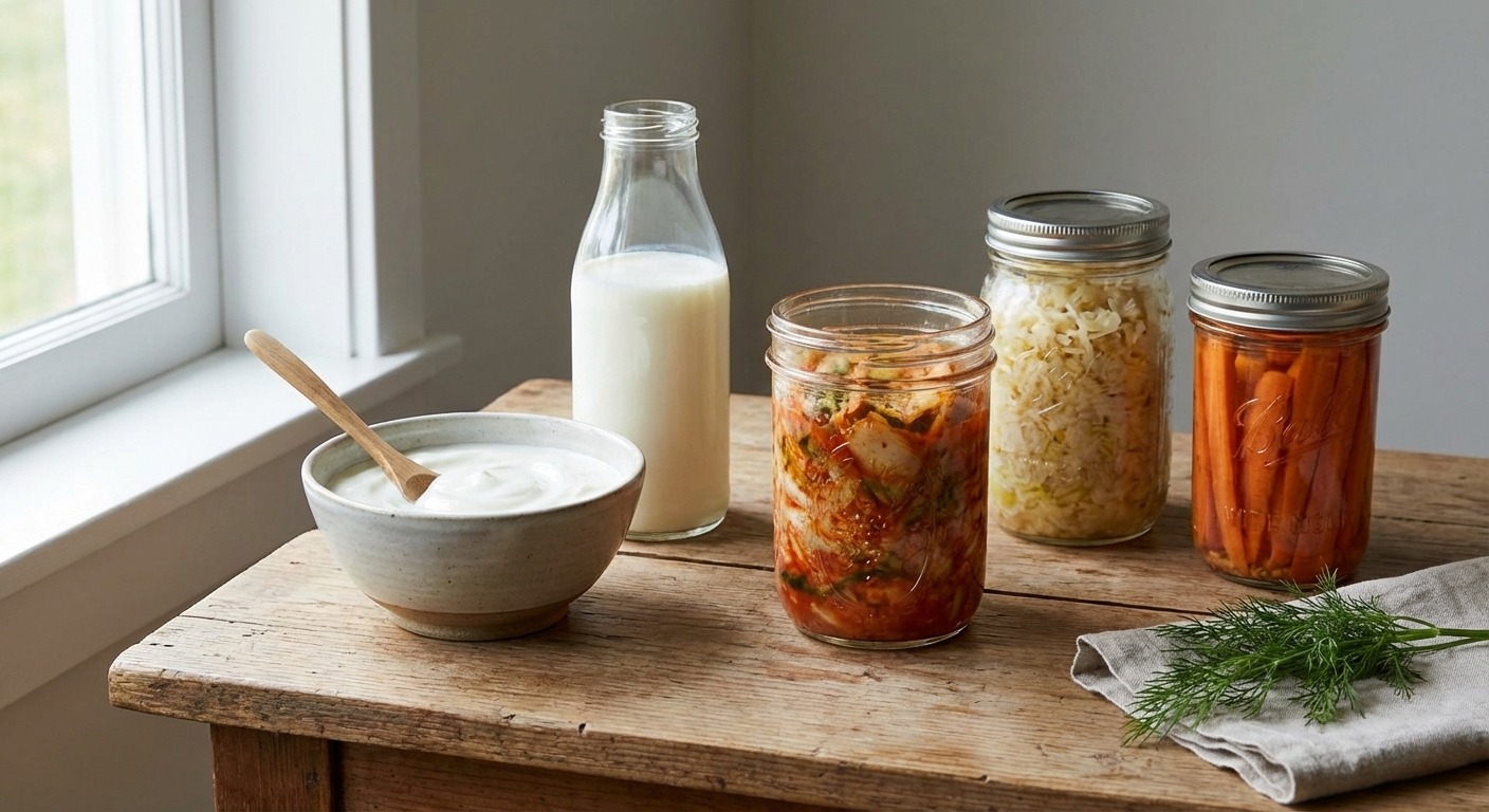 fermented foods improving gut digestion health