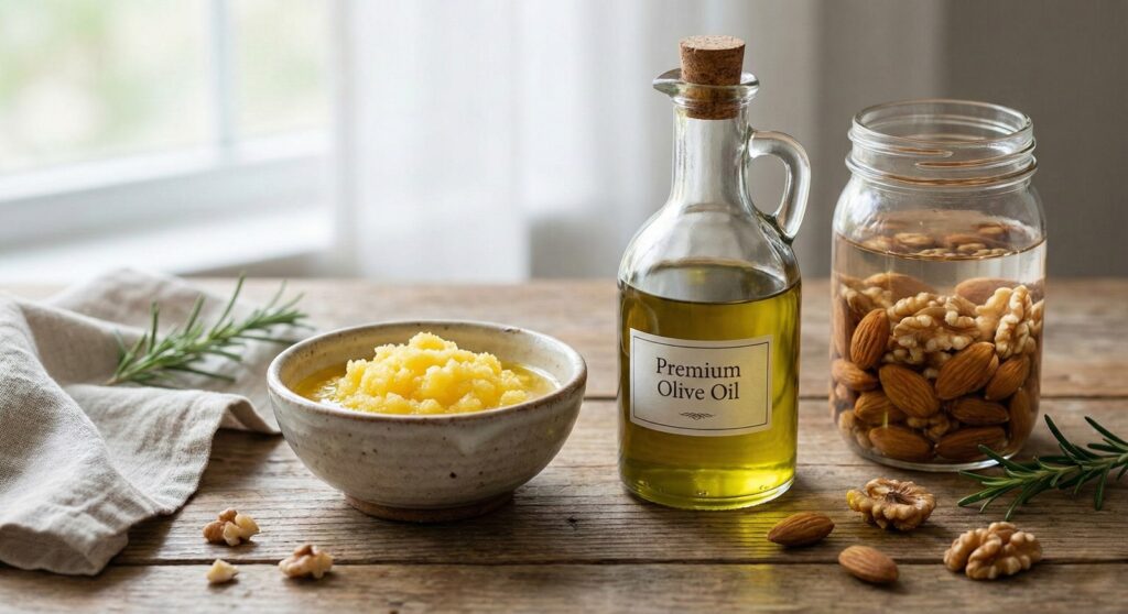 healthy fats foods aiding smooth digestion