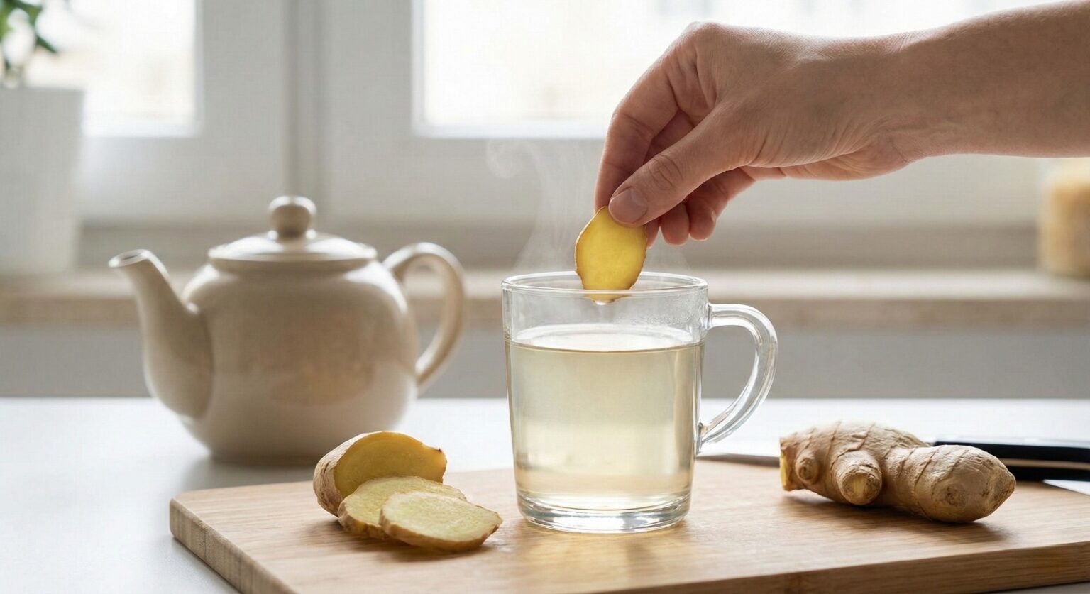 ginger tea natural remedy for digestion relief