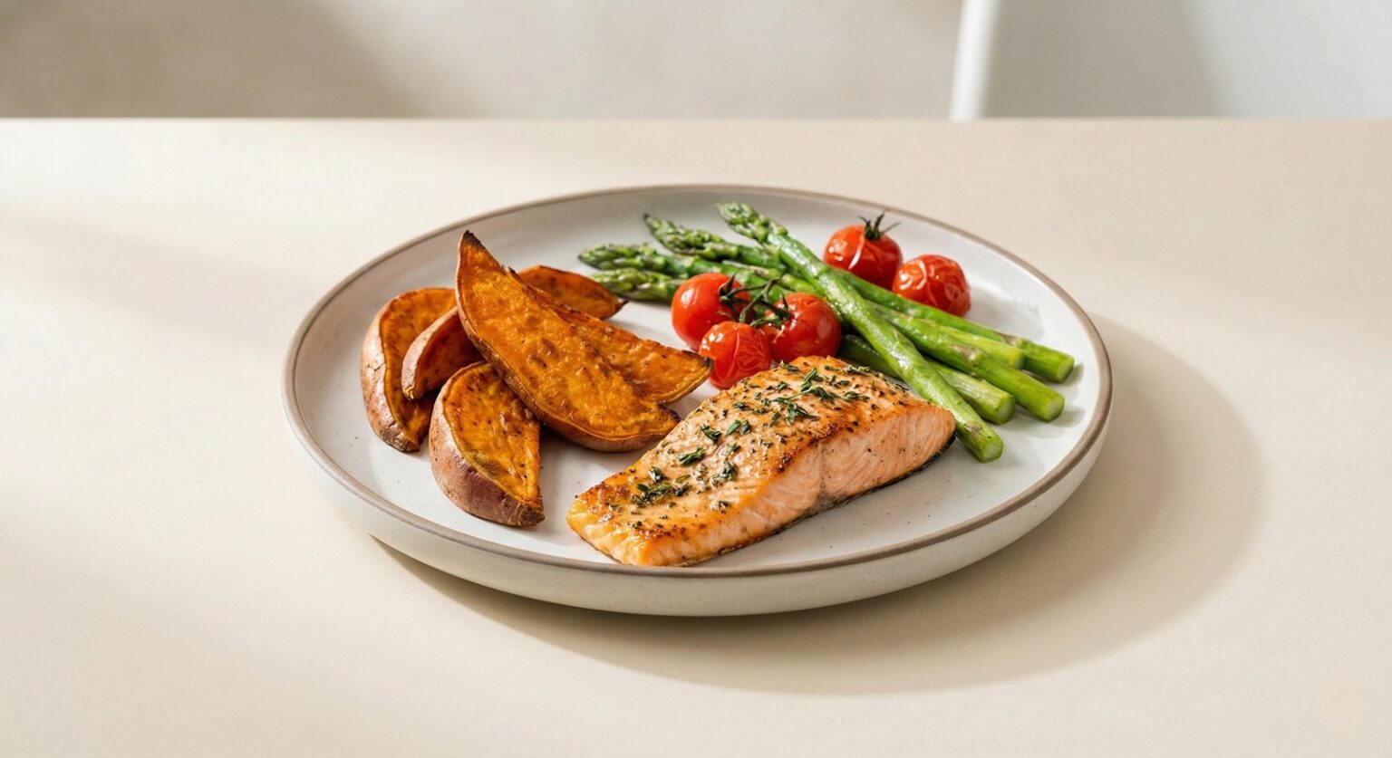 healthy home cooked meal supporting mindful eating