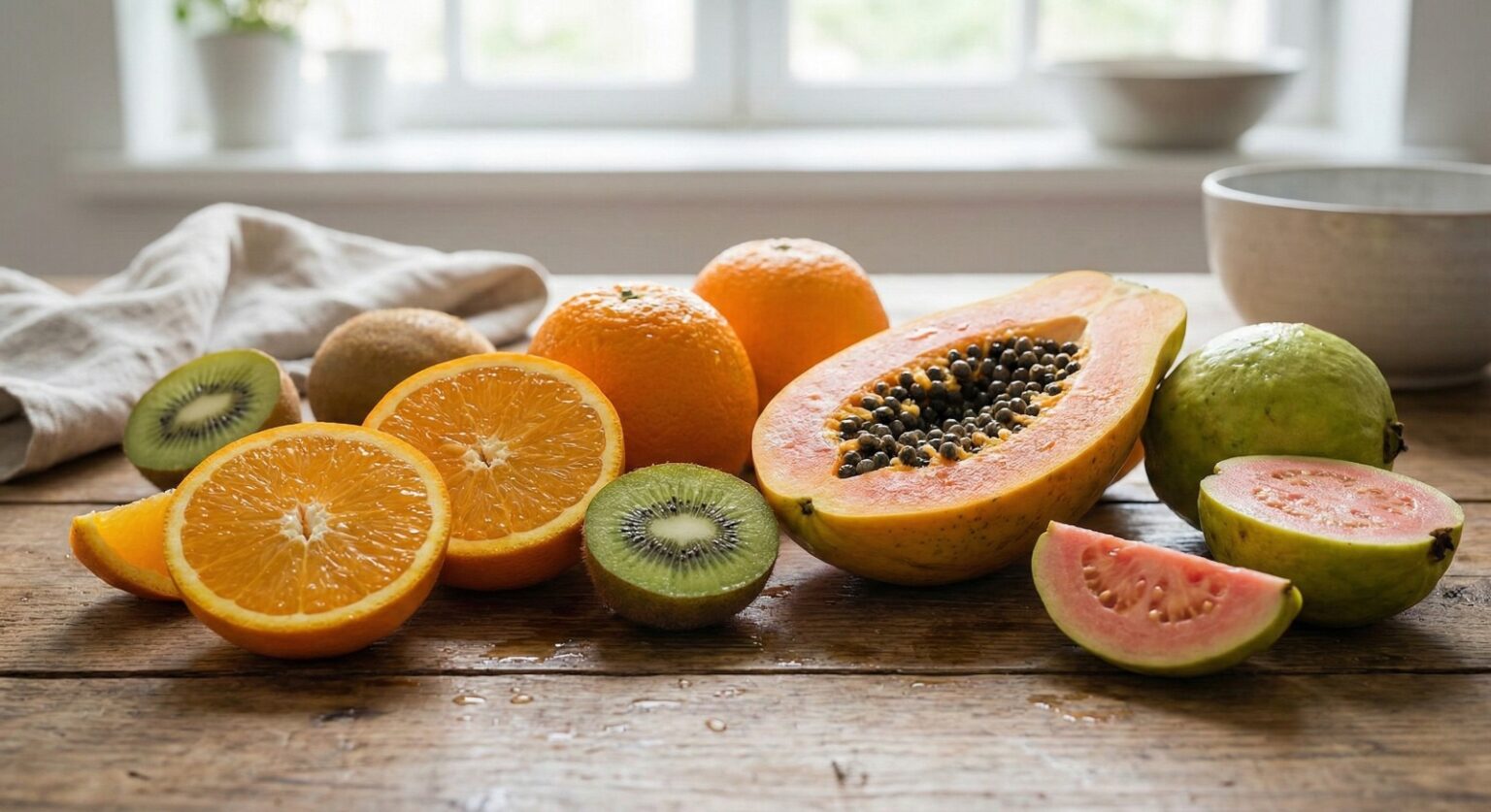 vitamin C rich citrus fruits